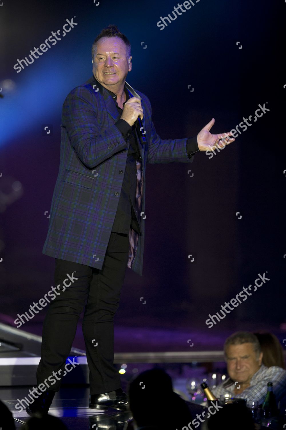 Scottish Group Simple Minds Singer Jim Editorial Stock Photo - Stock