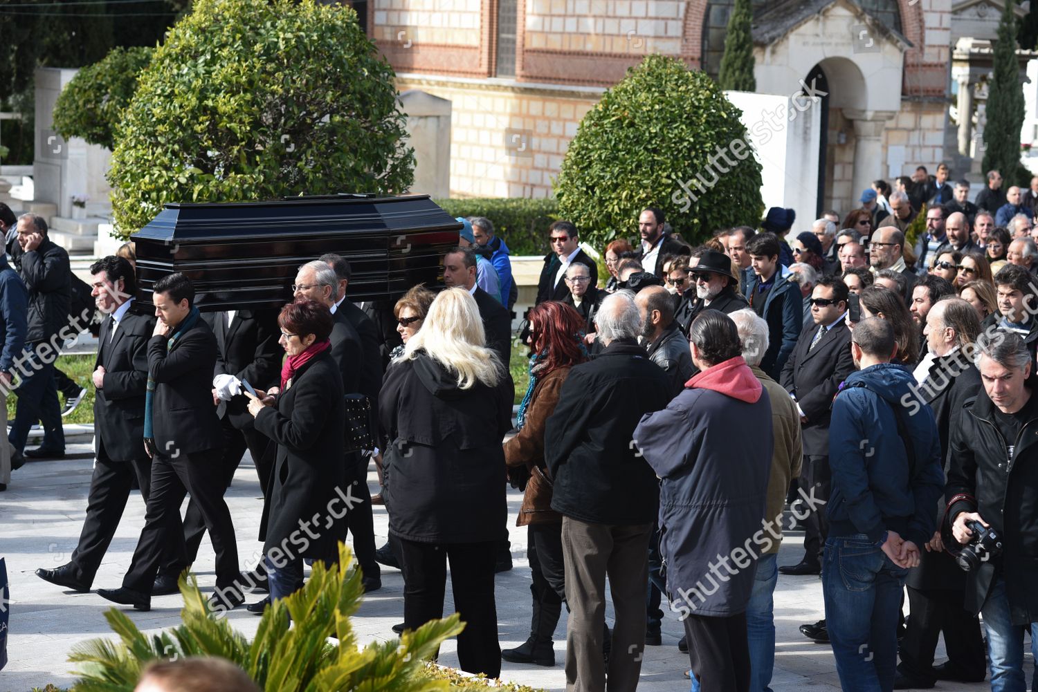 Funeral Greek Singer Demis Roussos Athens Editorial Stock Photo - Stock ...