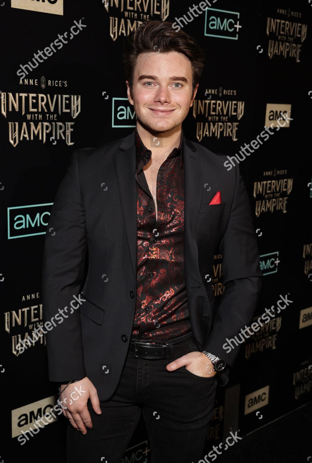 Chris Colfer Attends Interview Vampire Influencer Editorial Stock Photo ...