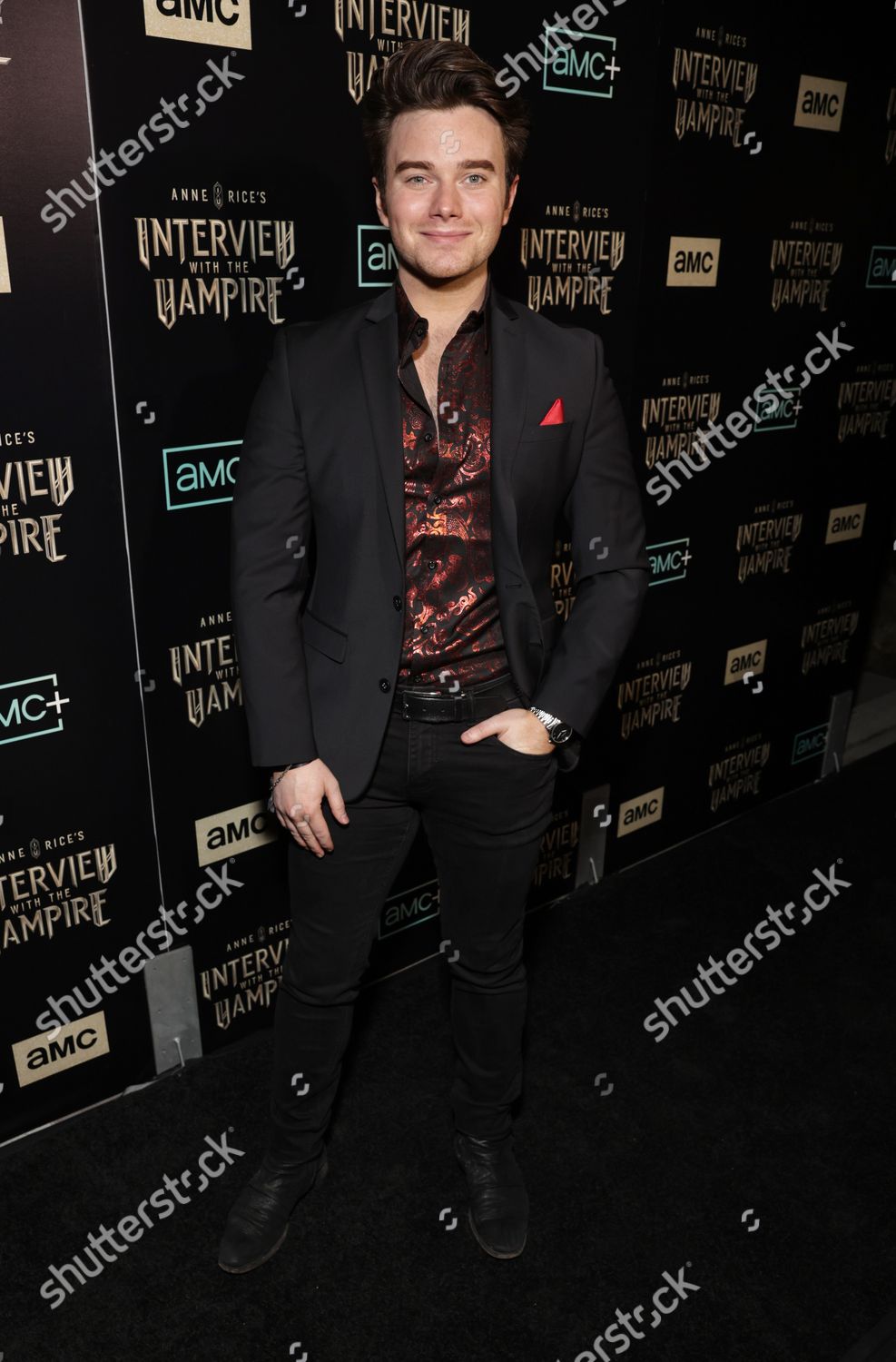 Chris Colfer Attends Interview Vampire Influencer Editorial Stock Photo ...