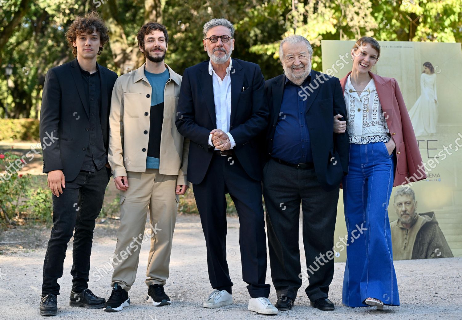 Italian Actors Romano Reggiani Alessandro Sperduti Editorial Stock