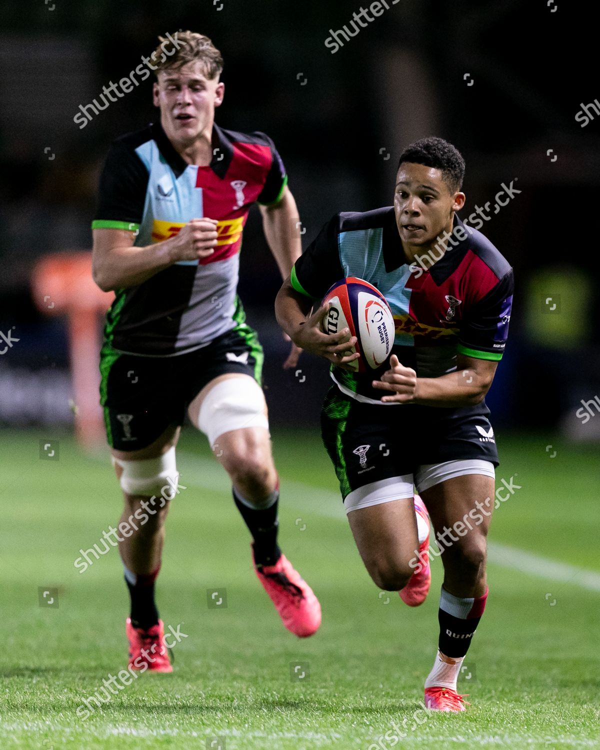 Cassius Cleaves Harlequins Runs Ball Editorial Stock Photo - Stock ...