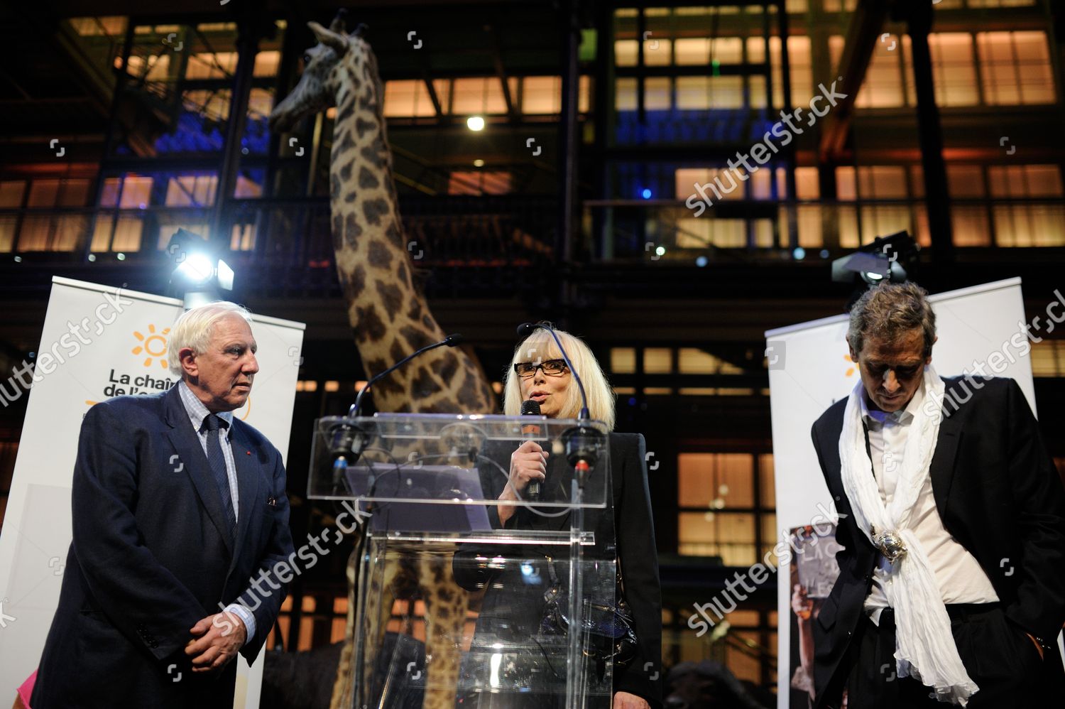 Alain Deloche Mireille Darc Attending 20th Editorial Stock Photo