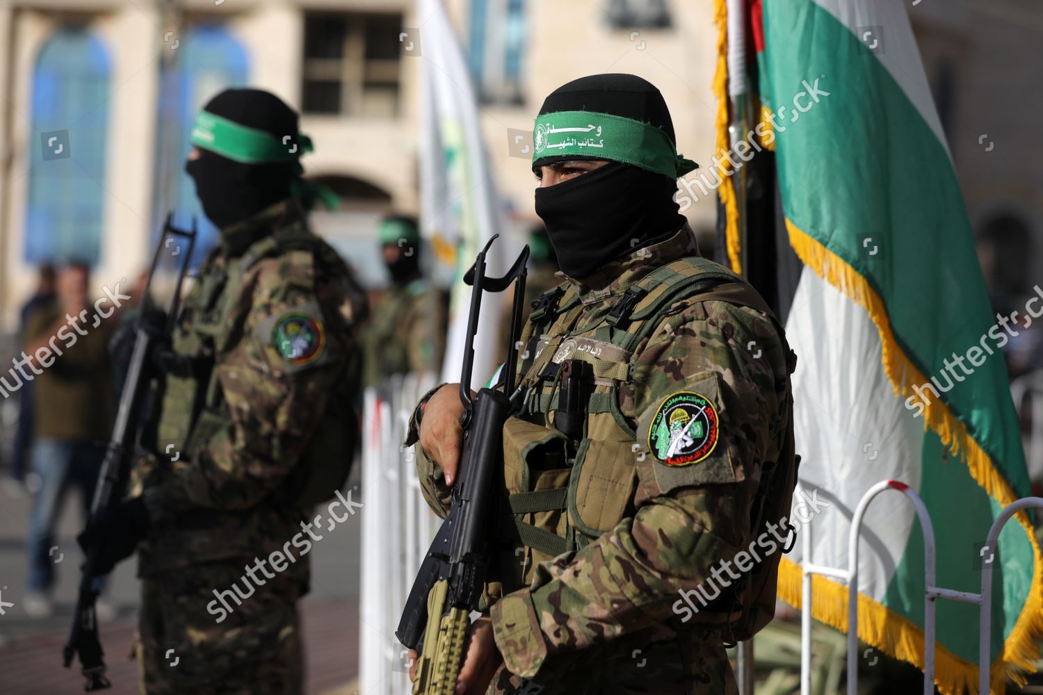 Members Ezzedine Alqassam Brigades Military Wing Editorial Stock Photo ...