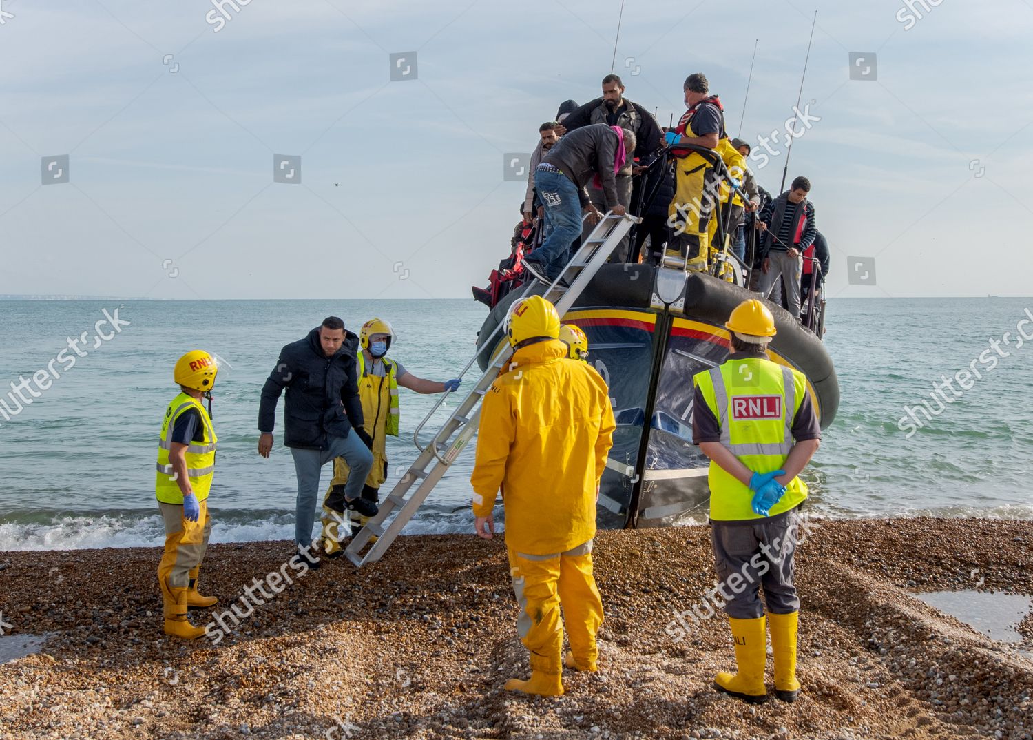 Rnli Royal National Lifeboat Institution Crew Editorial Stock Photo ...