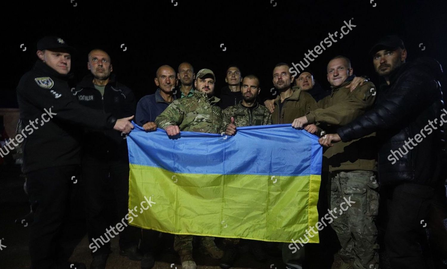 Emotional Return Ukraine Pows Russia Captivity Editorial Stock Photo ...