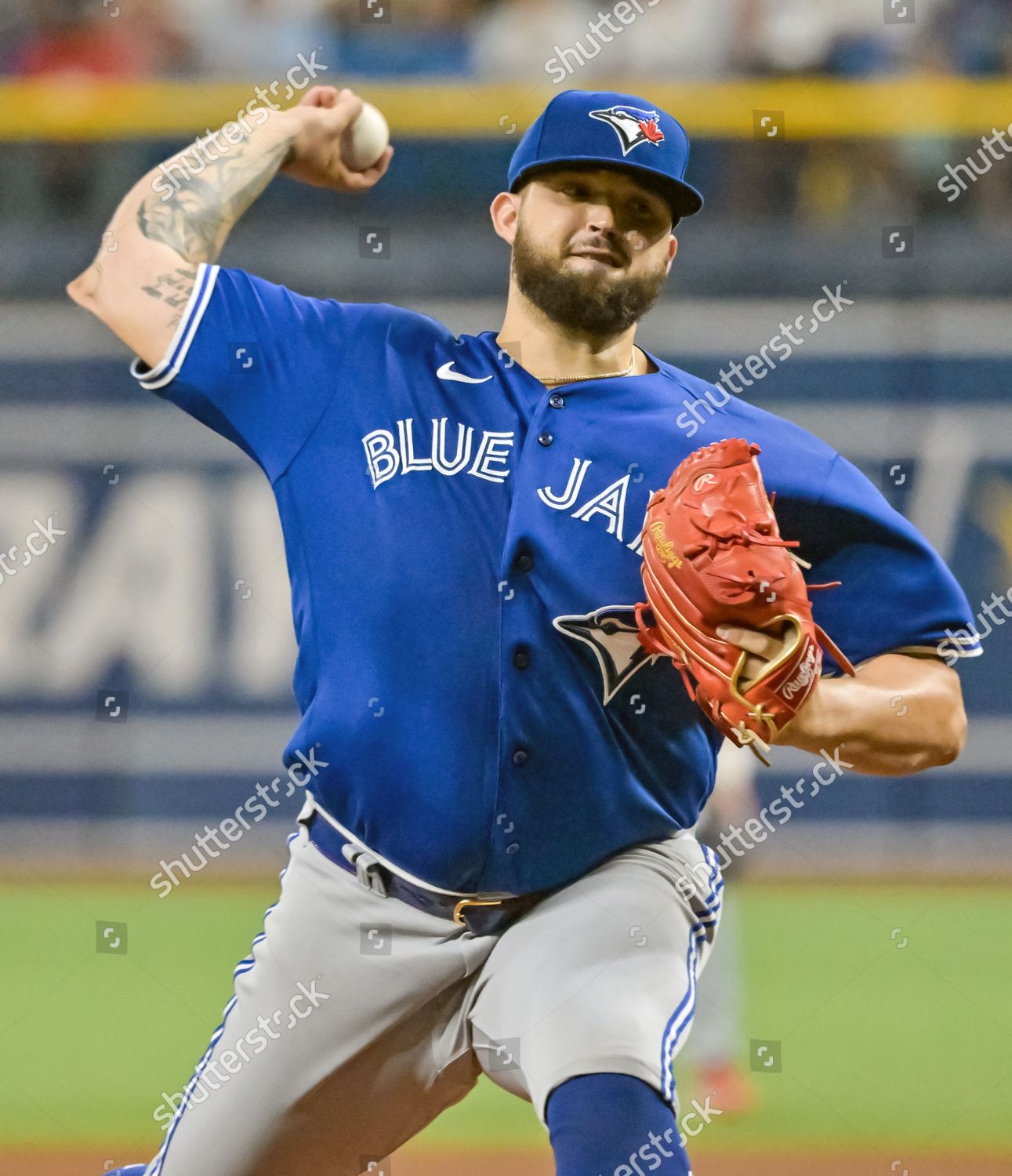 Toronto Blue Jays Alex Manoah #6 Nike Powder Blue Horizon Name and