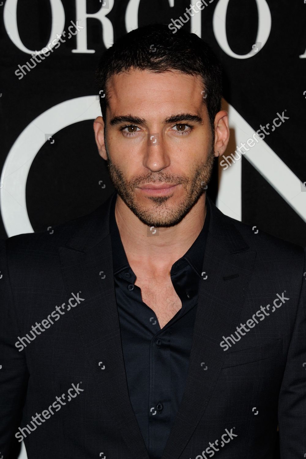 Miguel Angel Silvestre Attending Giorgio Armanis Editorial Stock Photo ...