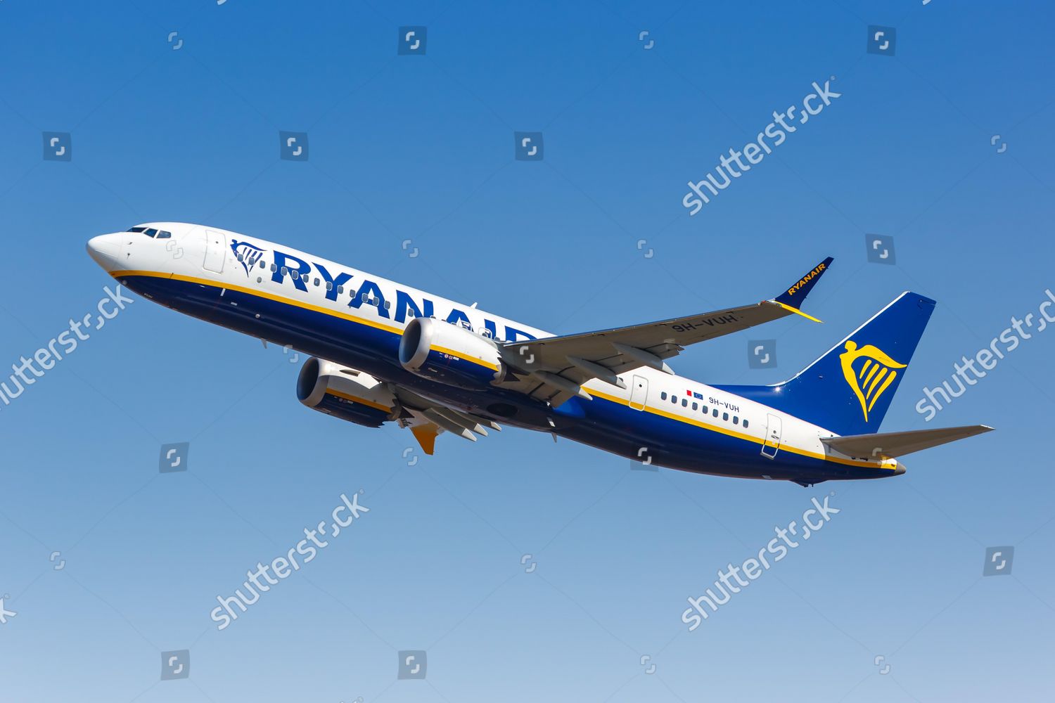 Ryanair Boeing 7378200 Max Aircraft Registration Editorial Stock Photo ...