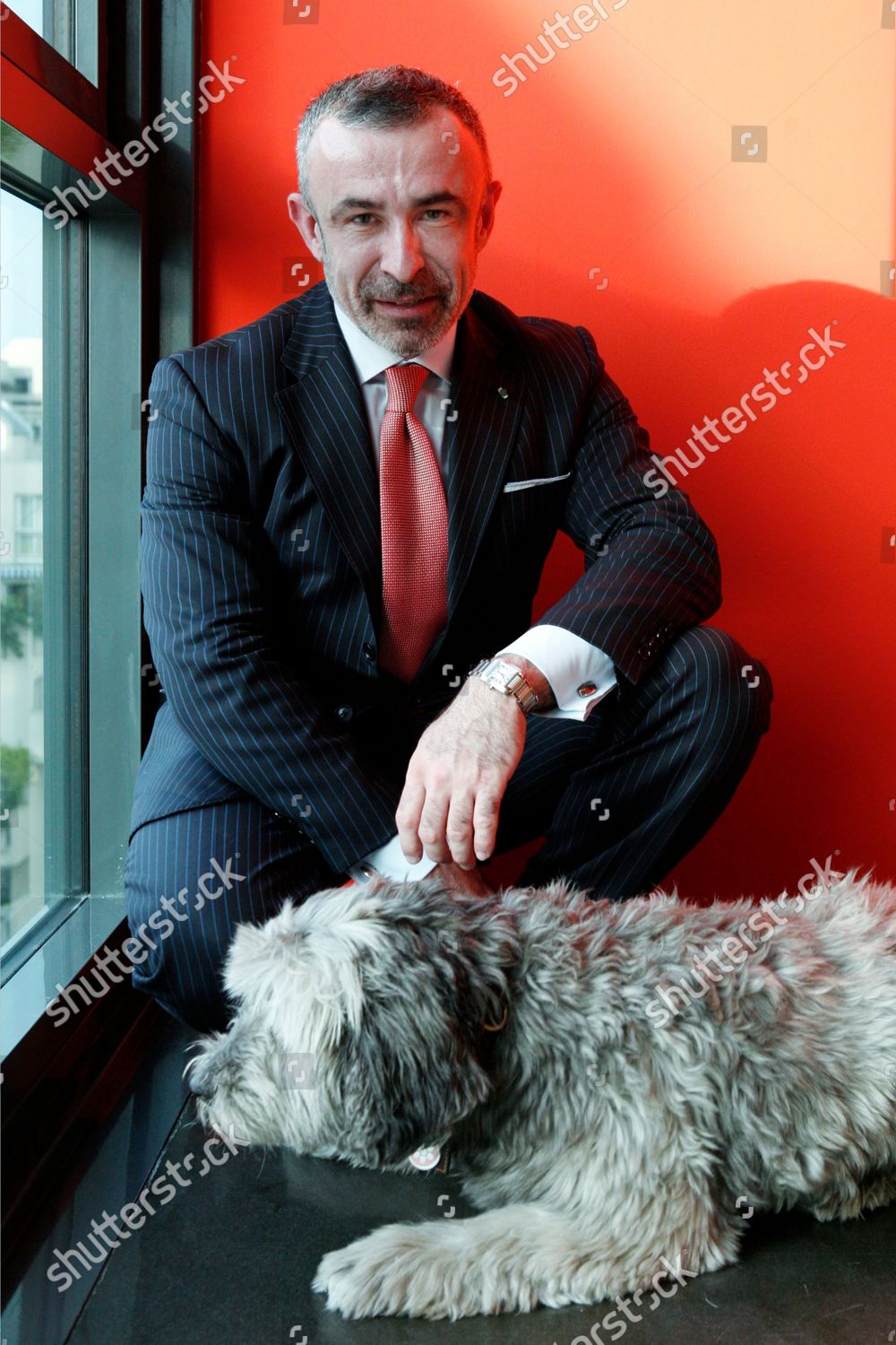 President Pompidou Centre Alain Seban Poses Editorial Stock Photo