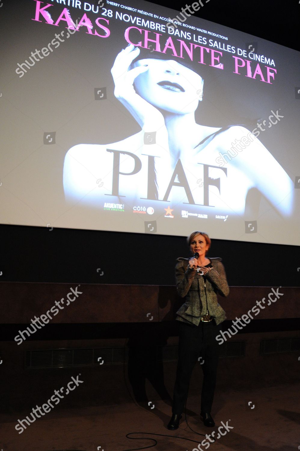Patricia Kaas Attending Kaas Chante Piaf Editorial Stock Photo Stock