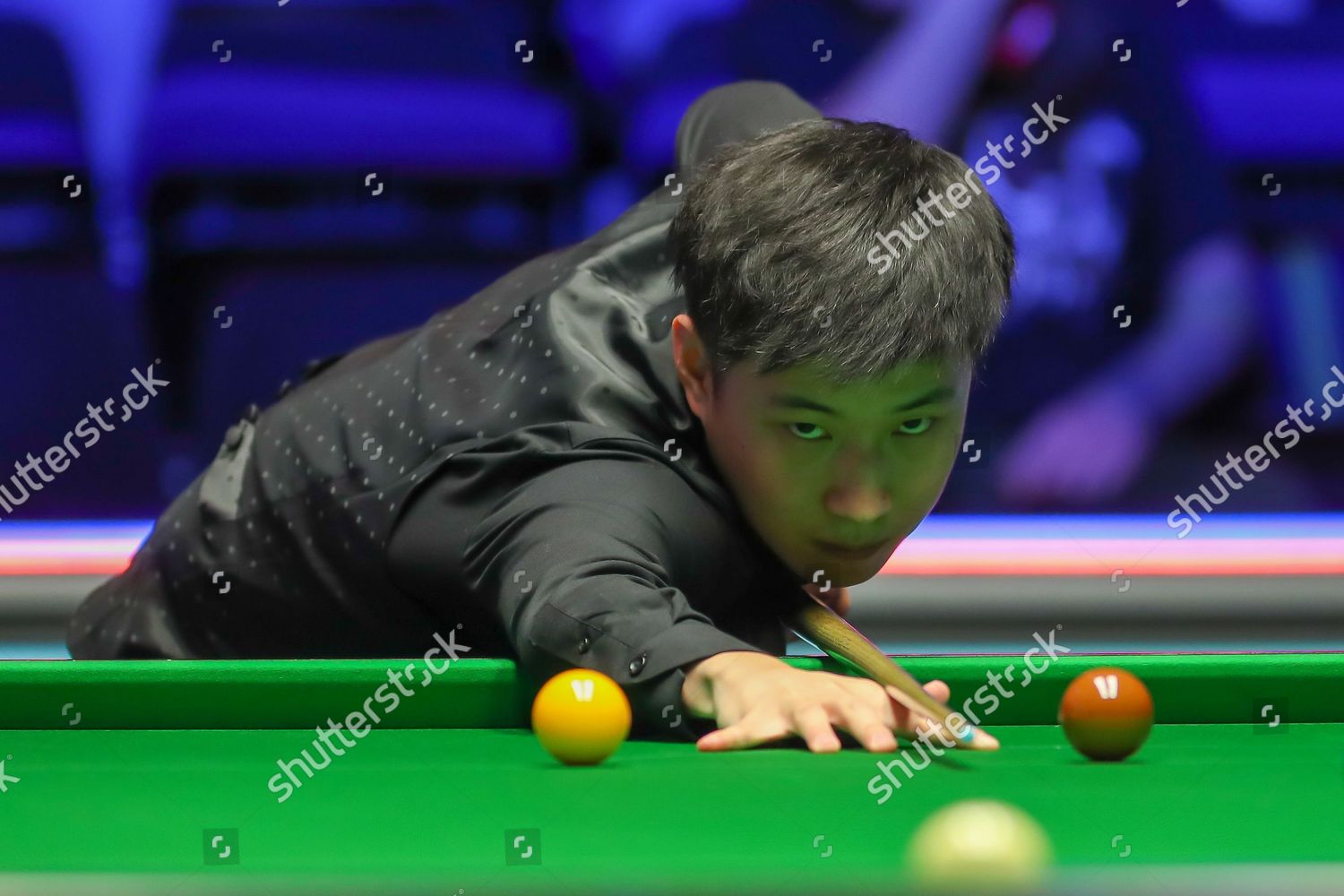 Zhao Xintong During 1st Round Match Editorial Stock Photo
