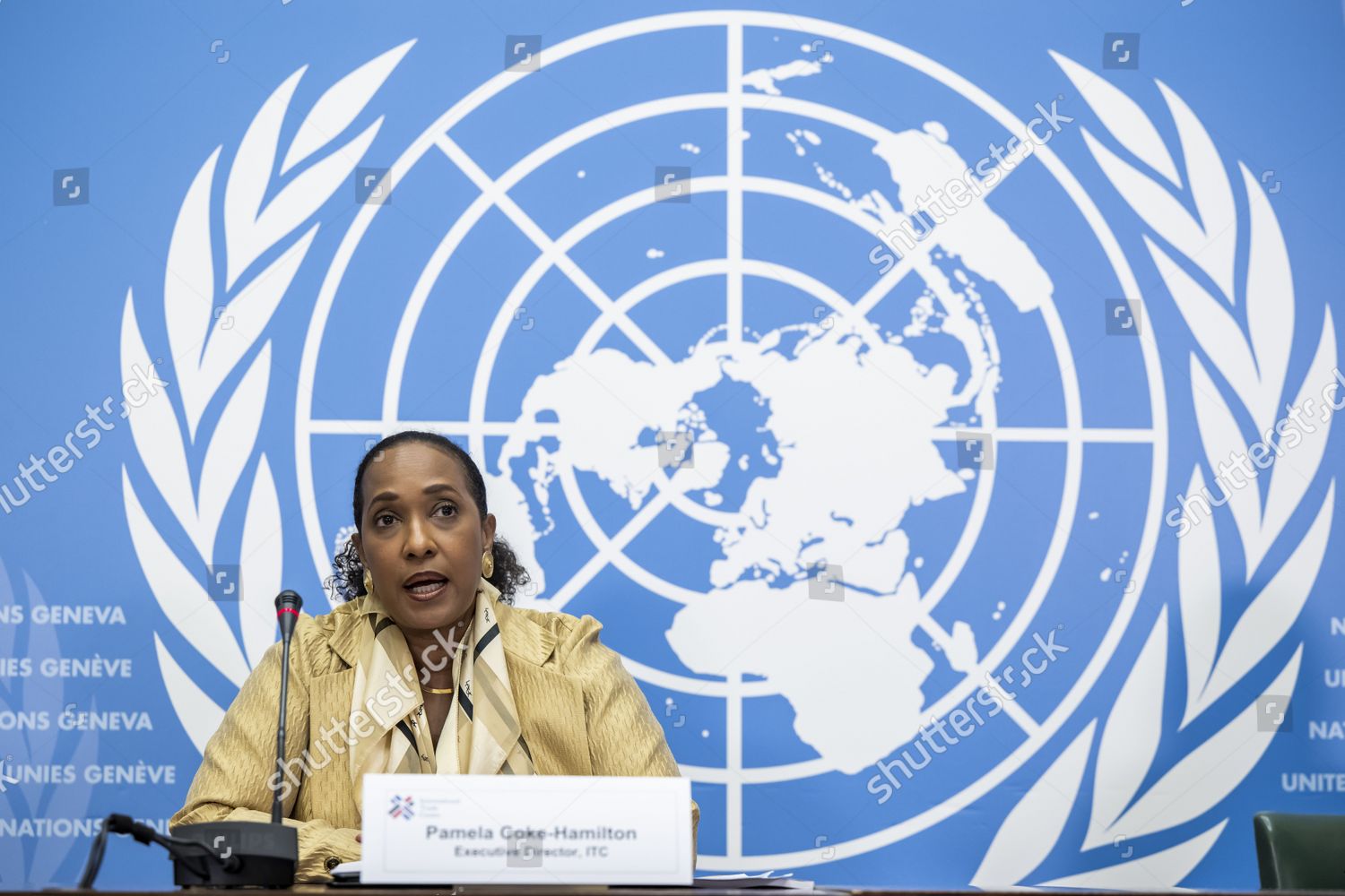 Itc Executive Director Pamela Cokehamilton Speaks Editorial Stock Photo