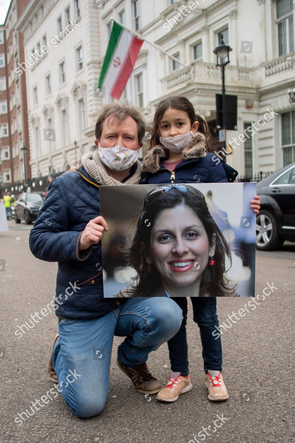 Richard Ratcliffe Husband Nazanin Zaghariratcliffe Richard Editorial Stock Photo Stock Image