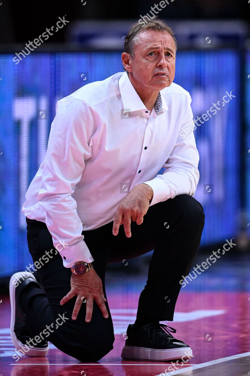 Belgiums Head Coach Valery Demory Look Editorial Stock Photo - Stock ...