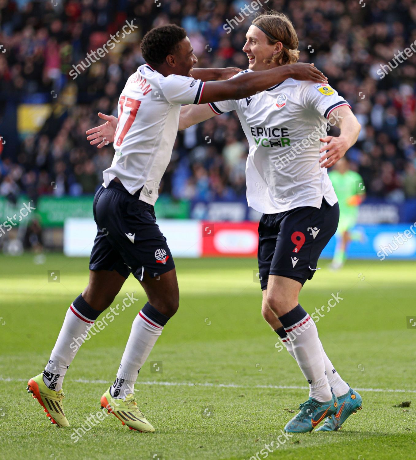 Jon Dadi Bodvarsson Bolton Wanderers Celebrates Editorial Stock Photo