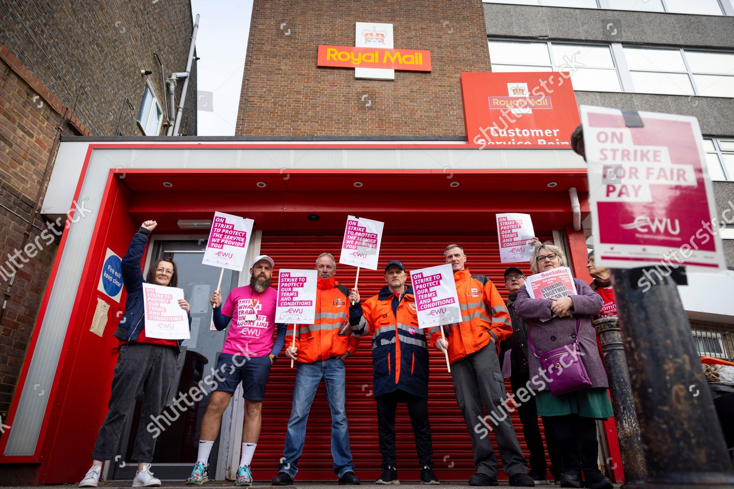 royal-mail-staff-join-communication-workers-editorial-stock-photo