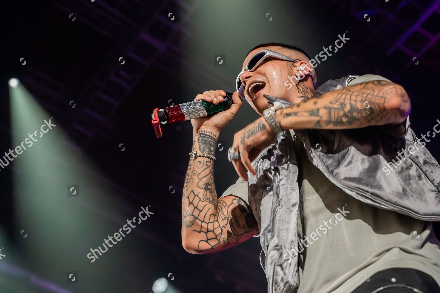 Sfera Ebbasta Italian Rapper On Stage Editorial Stock Photo - Stock ...