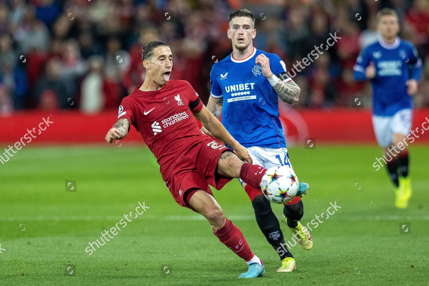 Liverpool Defender Kostas Tsimikas 21 During Editorial Stock Photo ...