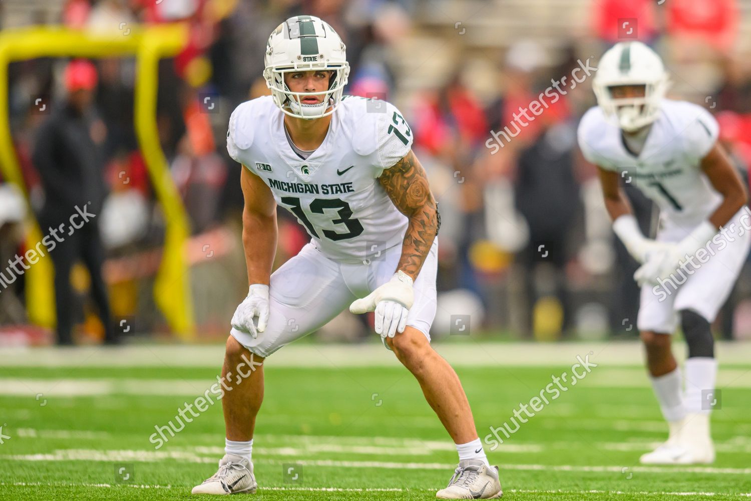 Michigan State Spartans Linebacker Ben Vansumeren Editorial Stock Photo ...