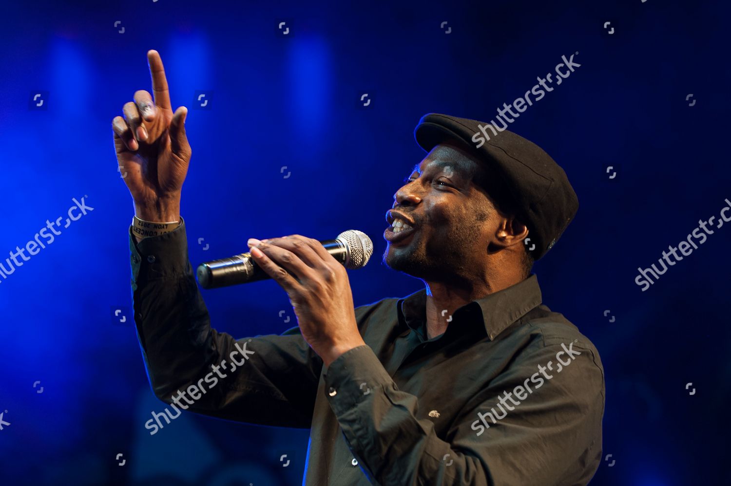Mc Solaar Performing During Concert 6th Editorial Stock Photo - Stock