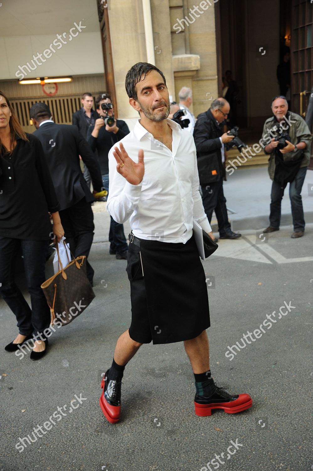 Marc Jacobs Arriving Christian Dior Fallwinter Editorial Stock Photo
