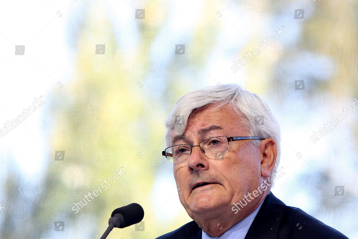 Etienne Pinte Pictured During French Employers Editorial Stock Photo ...