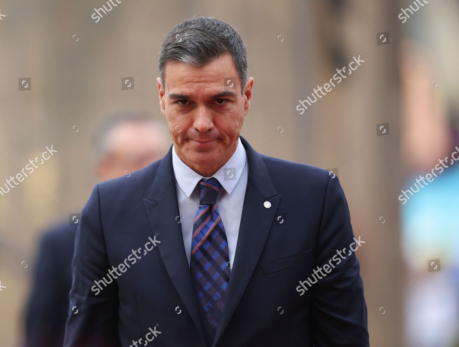 Spains Prime Minister Pedro Sanchez Arrives Editorial Stock Photo   Shutterstock 13445200aw 