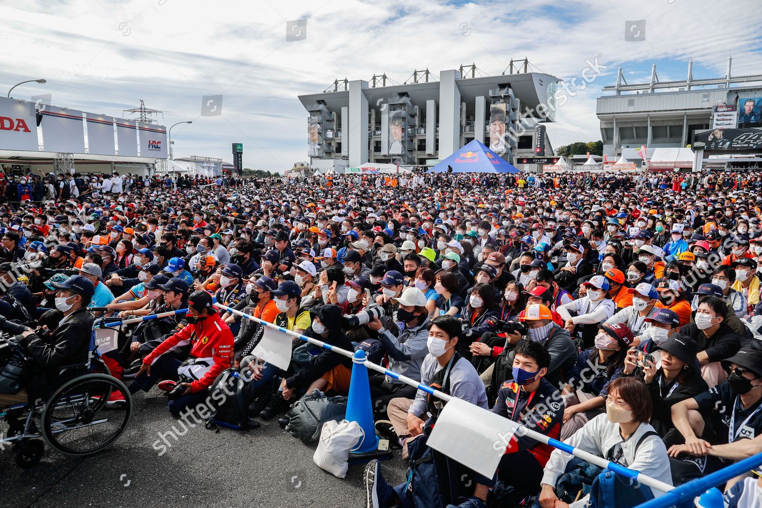 Spectators Fans Fan Zone Crowd Foule Editorial Stock Photo - Stock ...