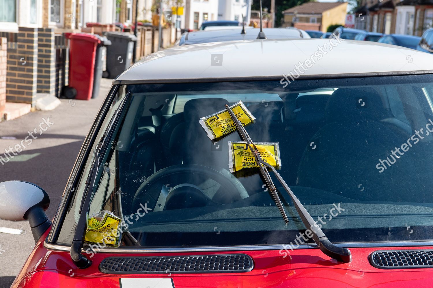 Parking Fines On Car Slough Slough Editorial Stock Photo Stock Image