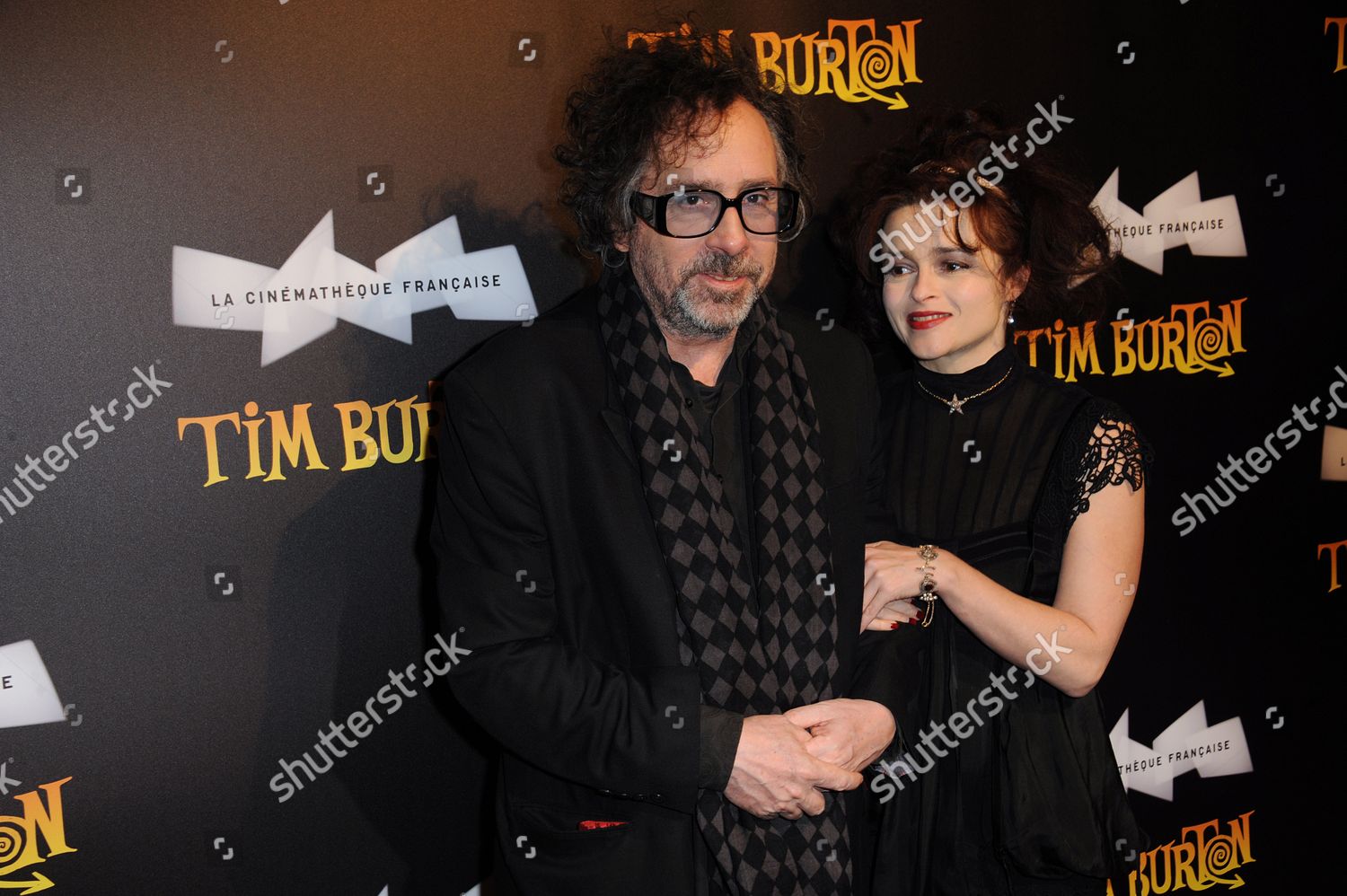 Tim Burton His Wife Helena Bonhamcarter Editorial Stock Photo - Stock 