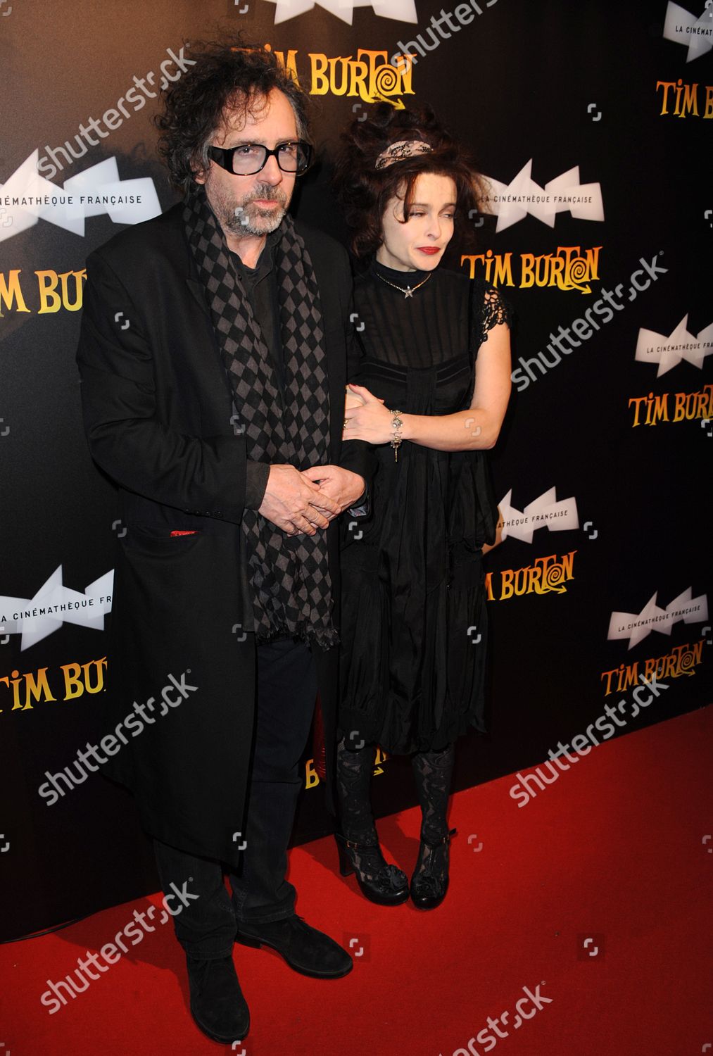 Tim Burton His Wife Helena Bonhamcarter Editorial Stock Photo - Stock ...