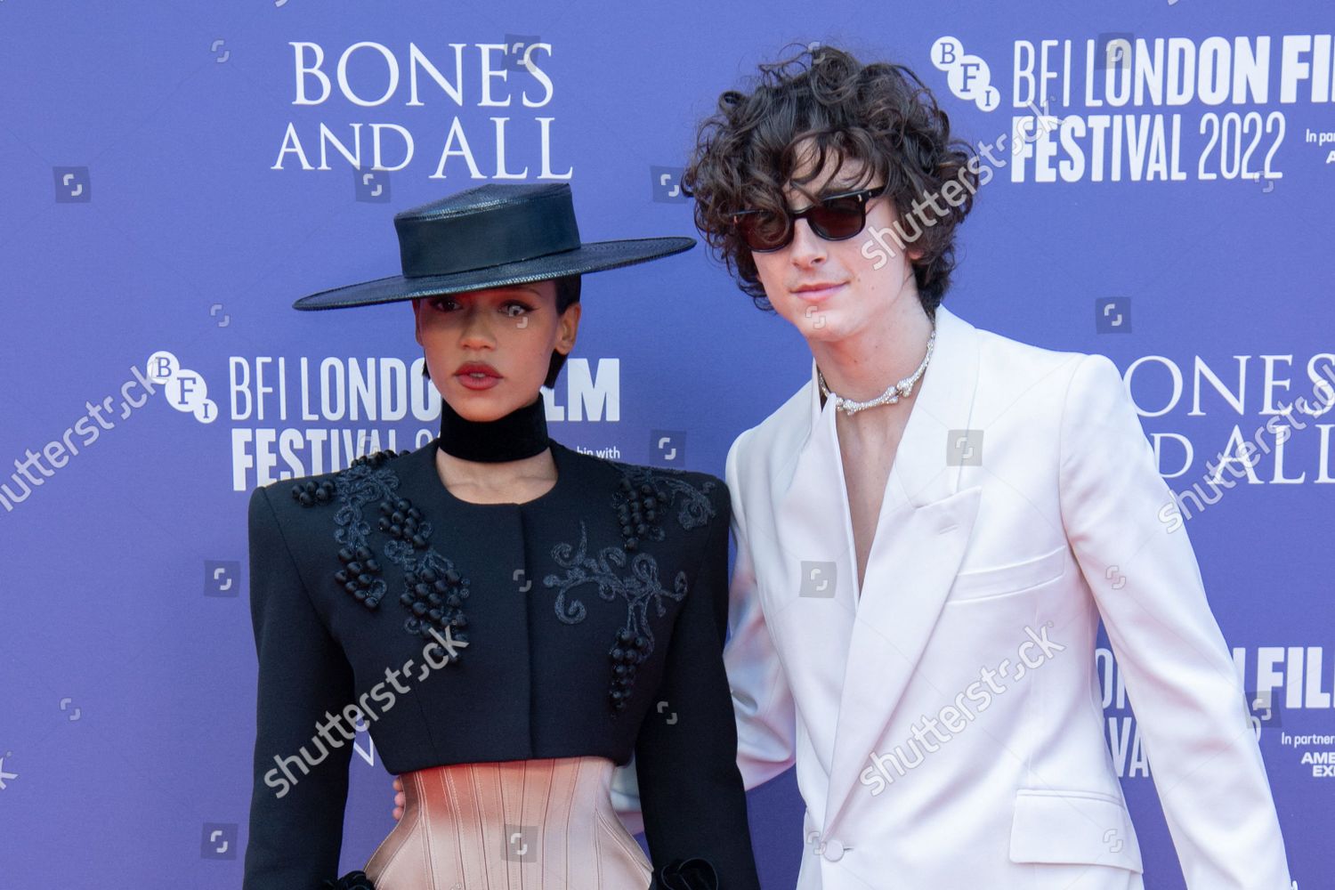 Taylor Russell Timothee Chalamet Attending Bones Editorial Stock Photo ...