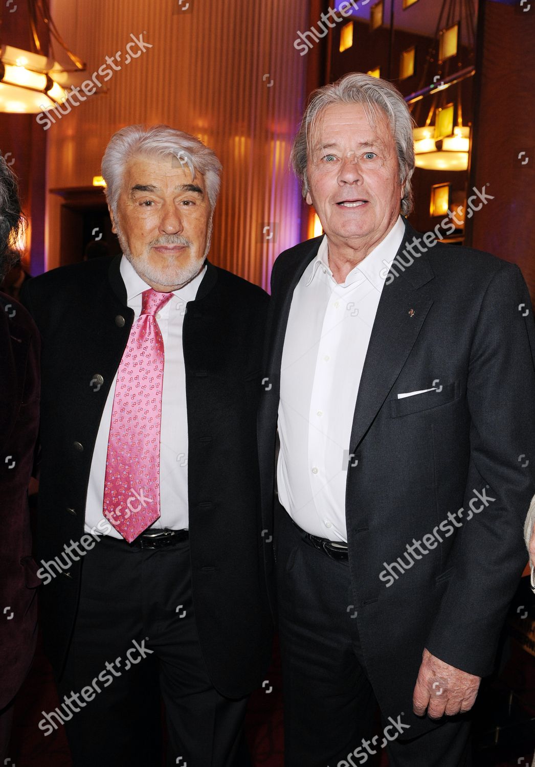 Mario Adorf Alain Delon Attending Bavarianthemed Editorial Stock Photo ...