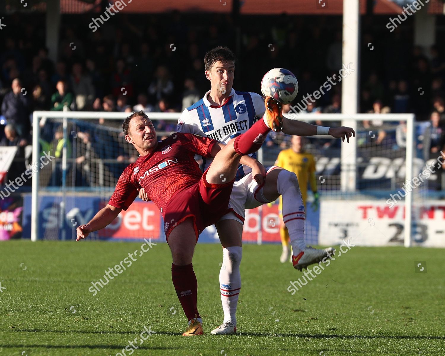 Kristian Dennis Carlisle United Battles Possession Editorial Stock ...