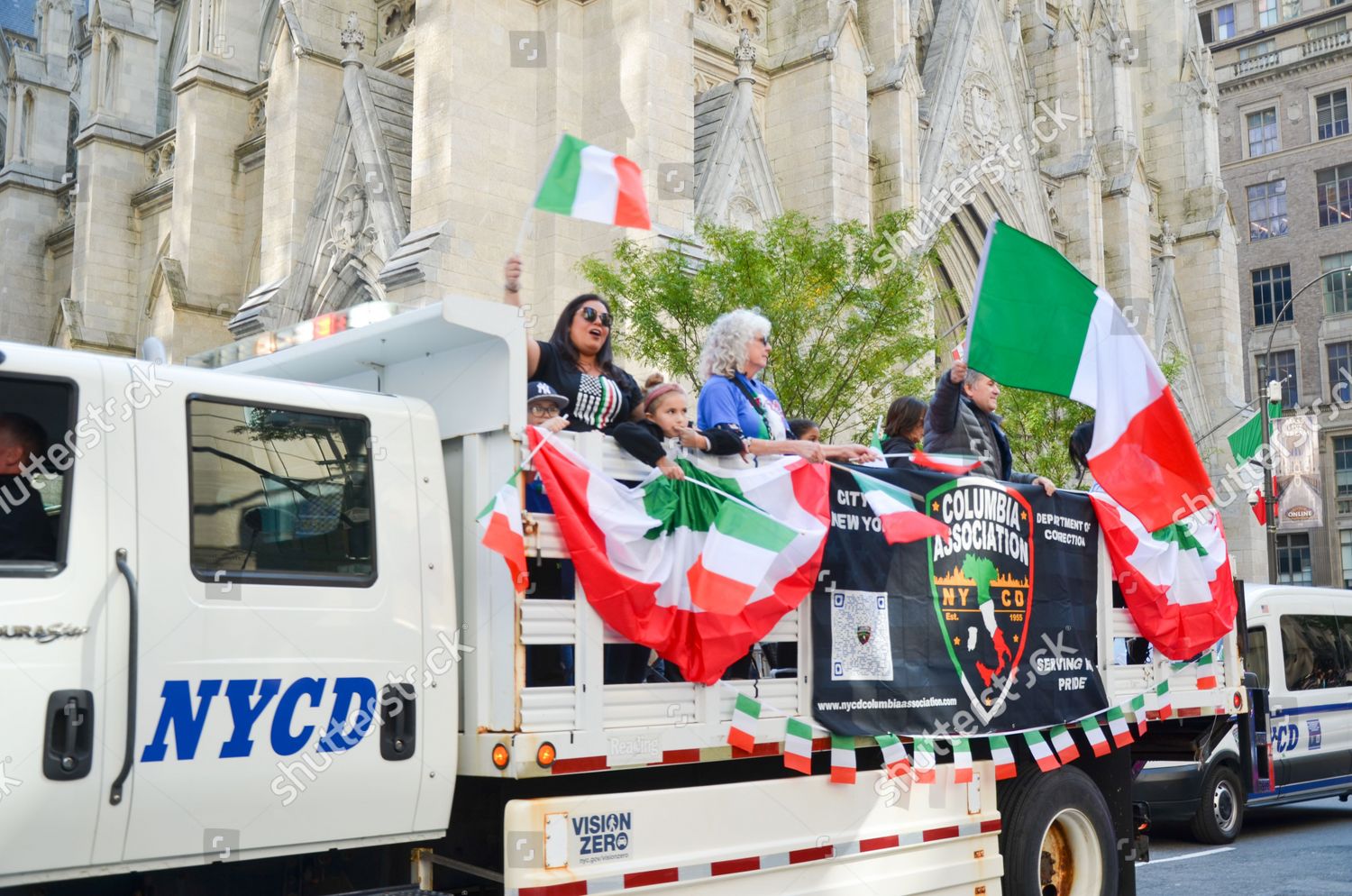 Annual Italian Heritage Day Parade Marches Editorial Stock Photo