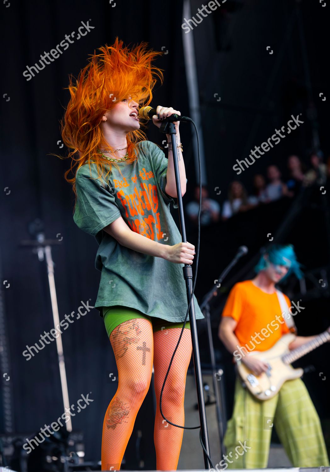 Hayley Williams Lead Vocalist Paramore Performs Foto de stock de Hayley Williams Lead Vocalist Paramore Performs Foto de stock de
