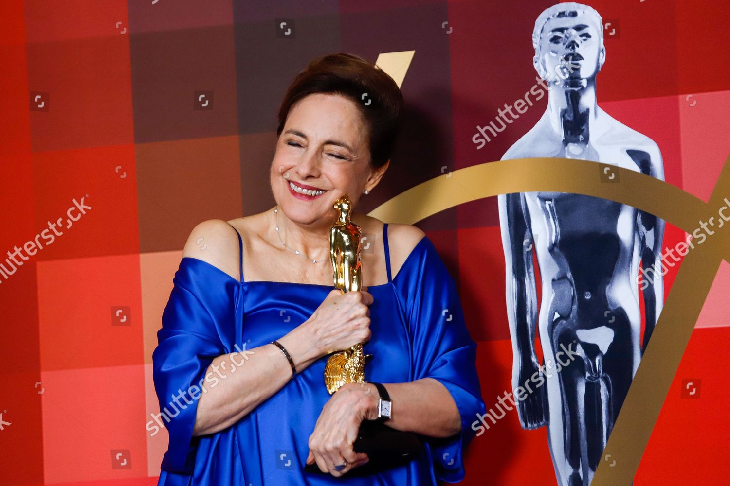 Actress Diana Bracho Poses Her Golden Editorial Stock Photo - Stock