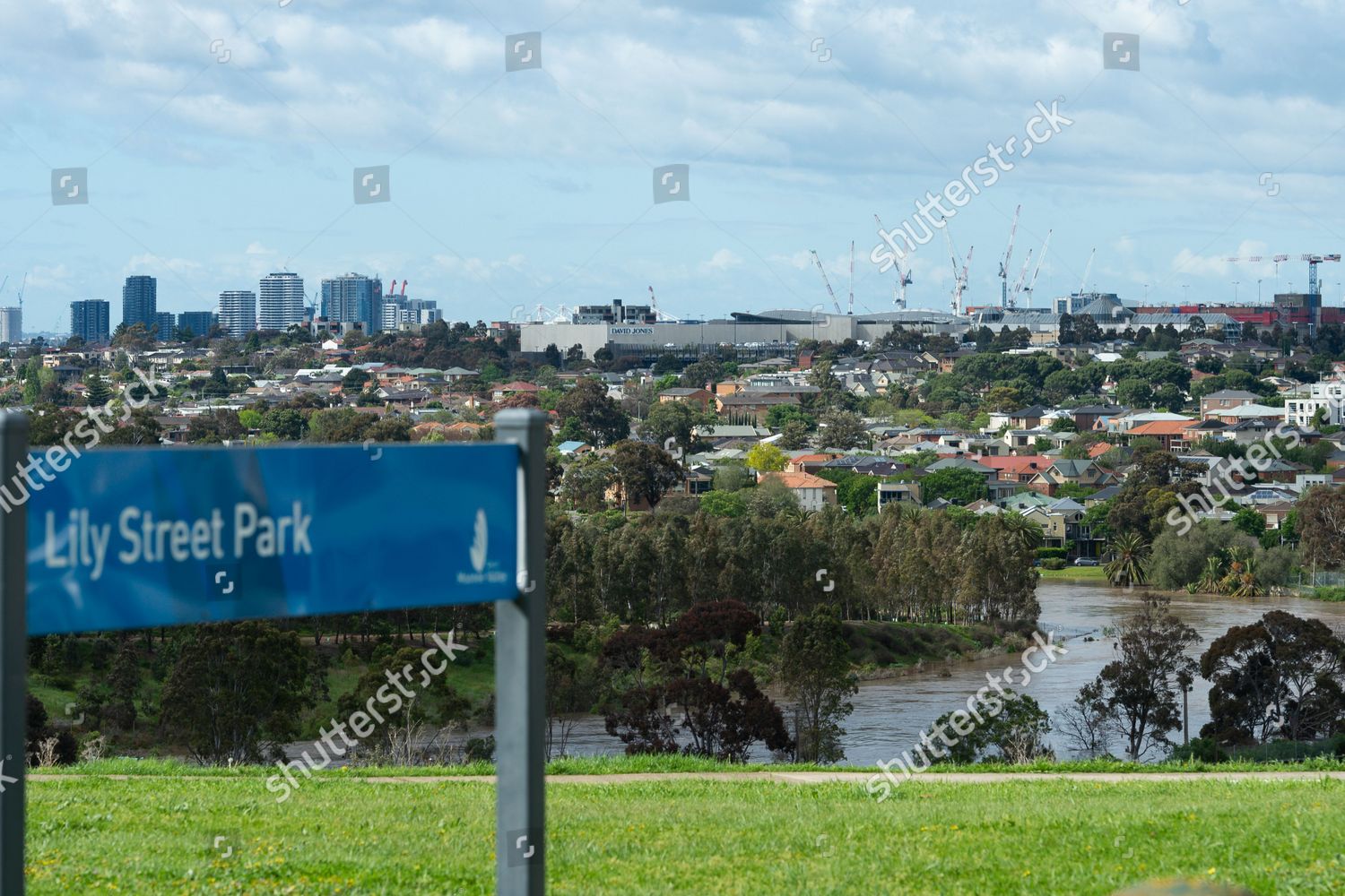 General View Lily Street Lookout Flood Editorial Stock Photo Stock