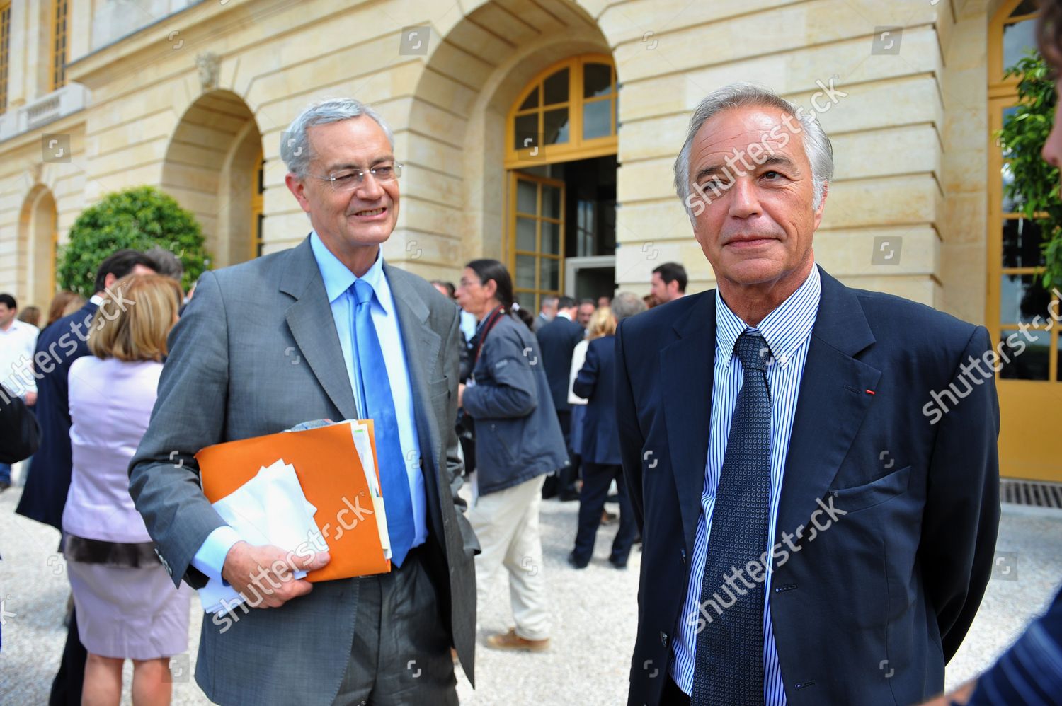 Jeanlouis Bianco Francois Rebsamne Seen During Editorial Stock Photo ...