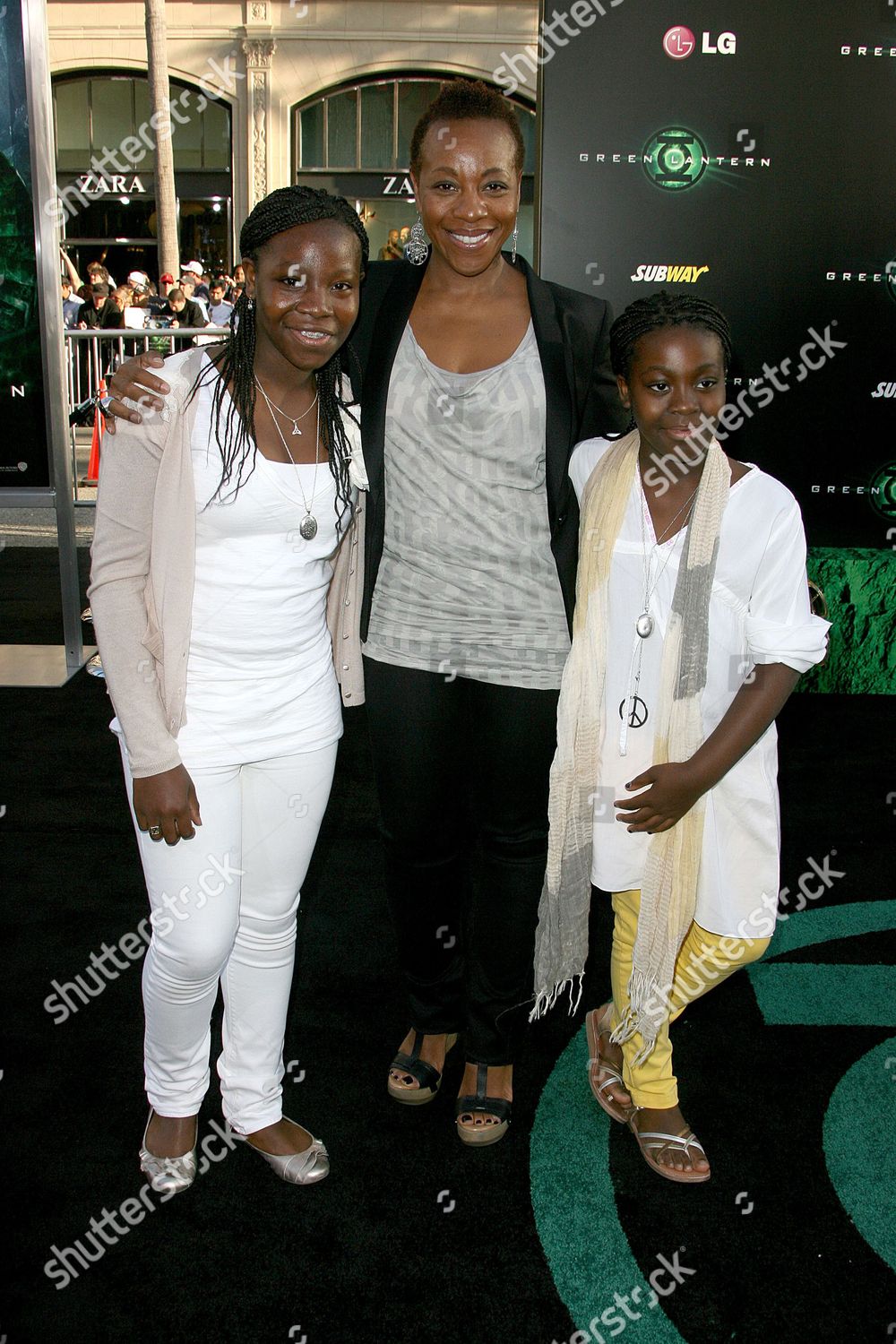 Marianne Jeanbaptiste Her Daughters Editorial Stock Photo - Stock Image ...