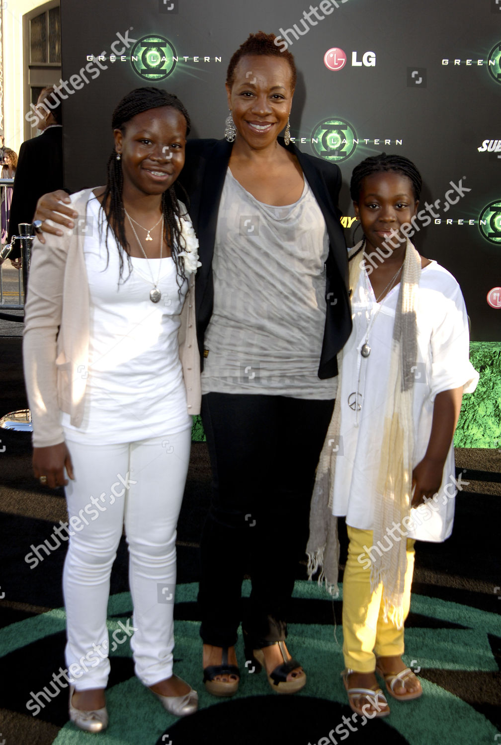 Marianne Jeanbaptiste Her Daughters Editorial Stock Photo - Stock Image ...