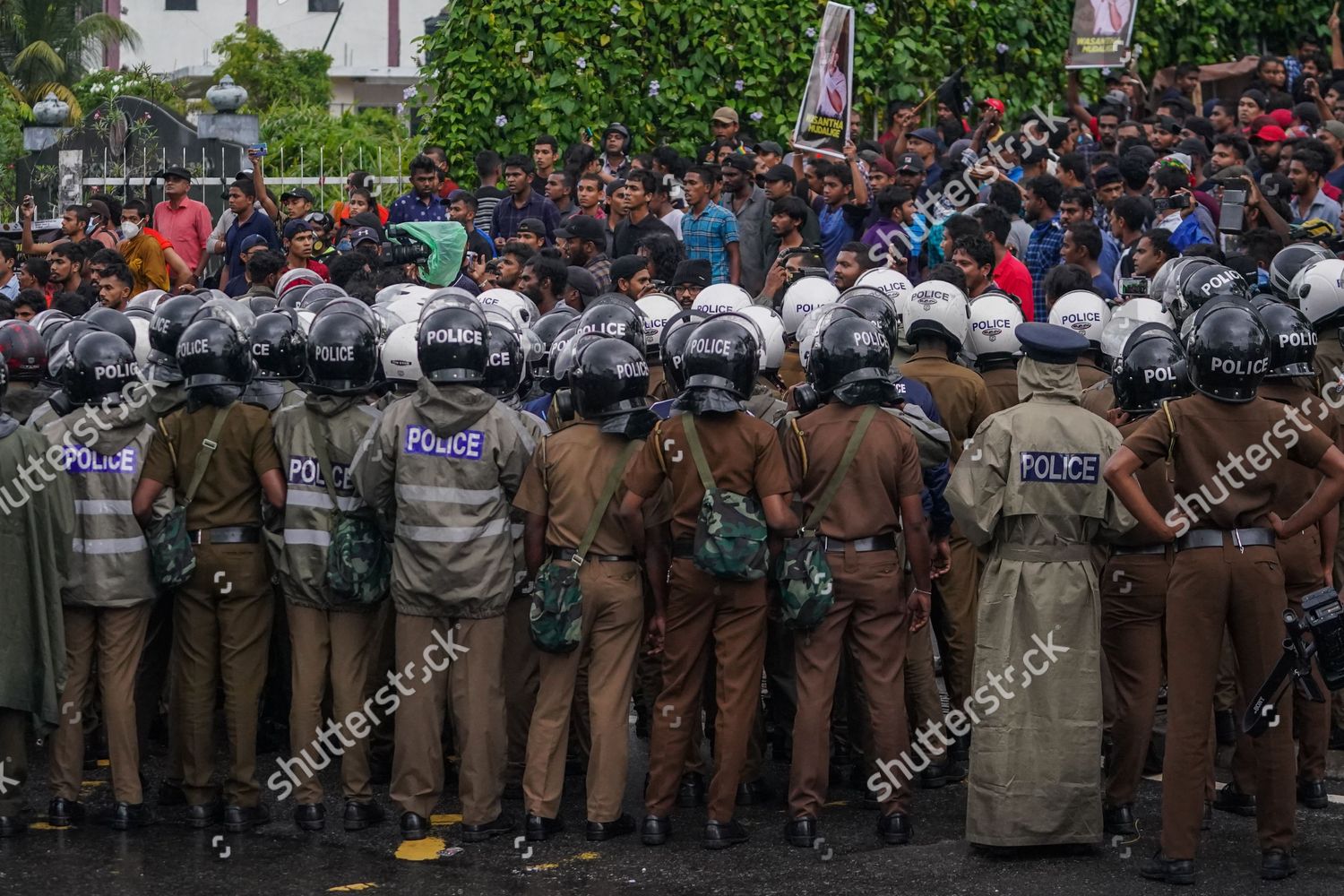 Protestors Take Part Antigovernment Demonstration By Editorial Stock ...