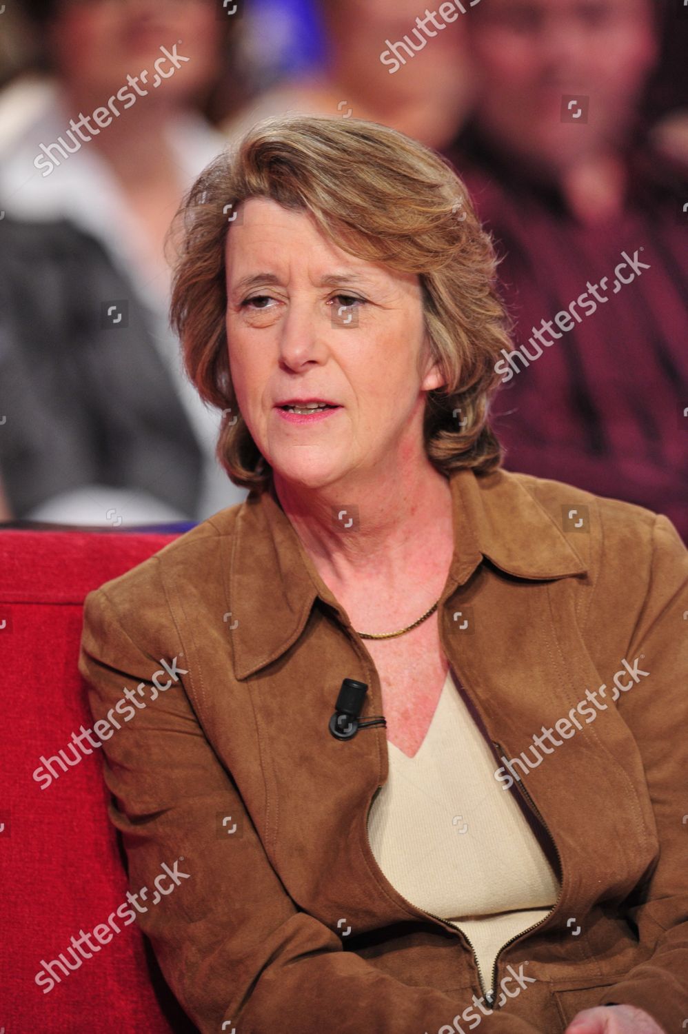 Arlette Chabot Taping Vivement Dimanche On Editorial Stock Photo