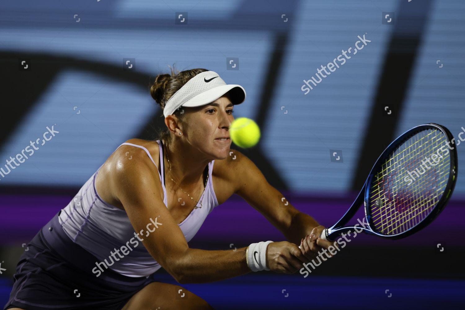 Swiss Tennis Player Belinda Bencic Action Editorial Stock Photo - Stock ...