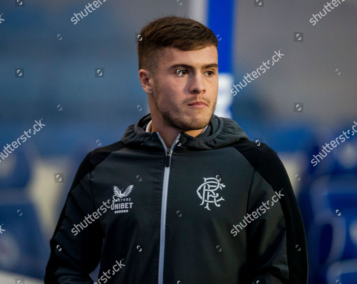 Rangers Midfielder Charlie Mccann Arrives Stadium Editorial Stock Photo ...