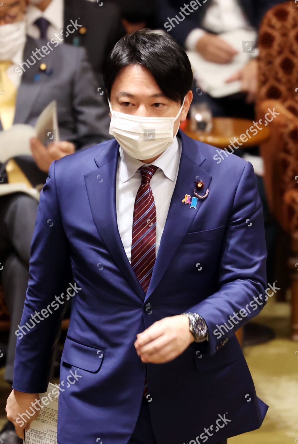 Japanese Gender Equality Minister Masanobu Ogura Editorial Stock Photo