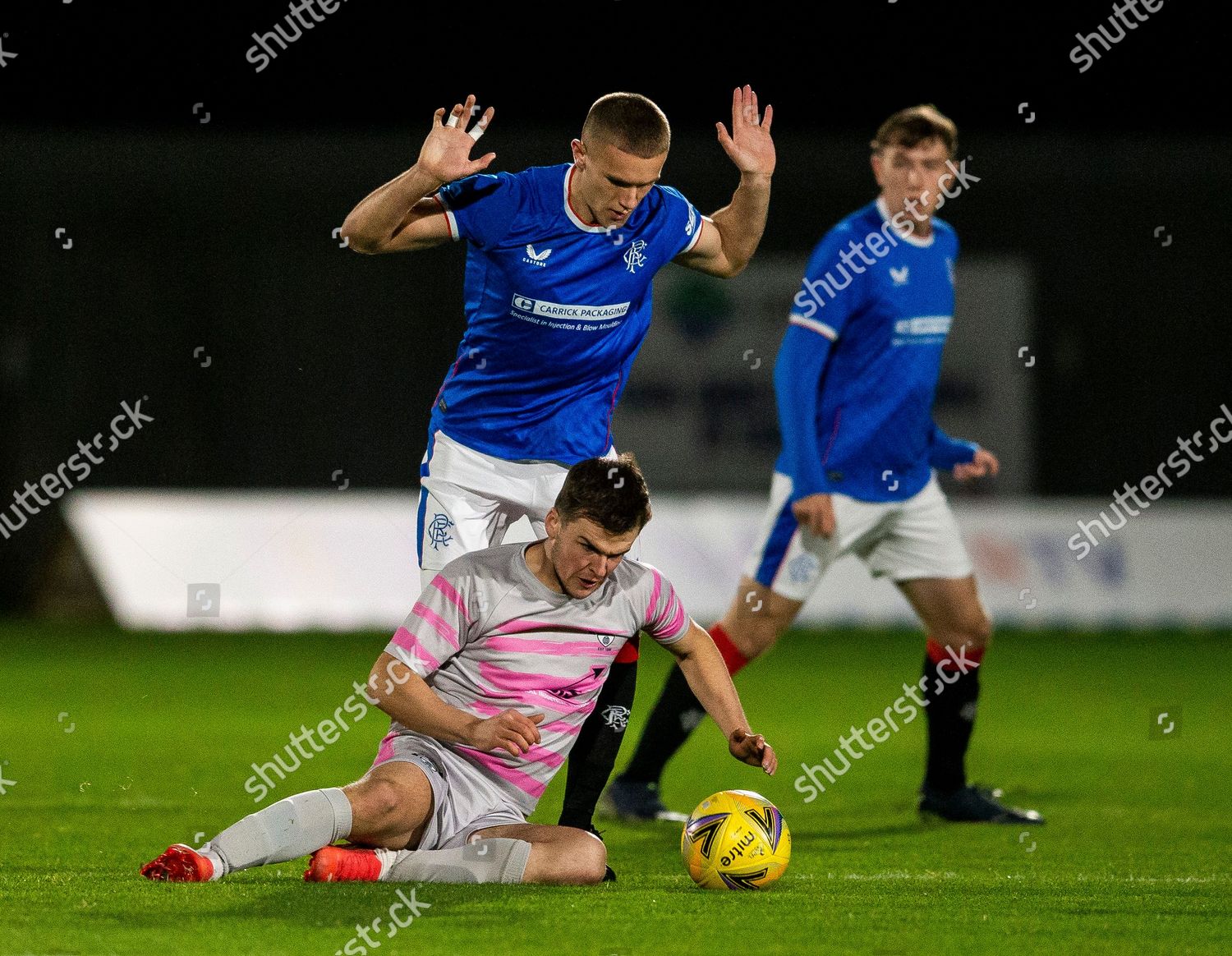 Rangers B Team Defender Lewis Mackinnon Editorial Stock Photo - Stock ...