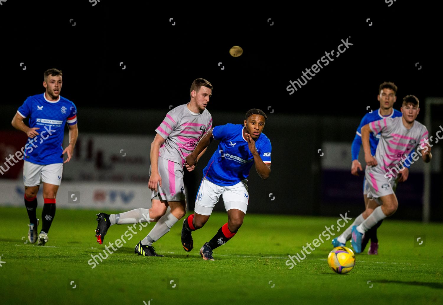 Rangers B Team Forward Zak Lovelace Editorial Stock Photo - Stock Image ...