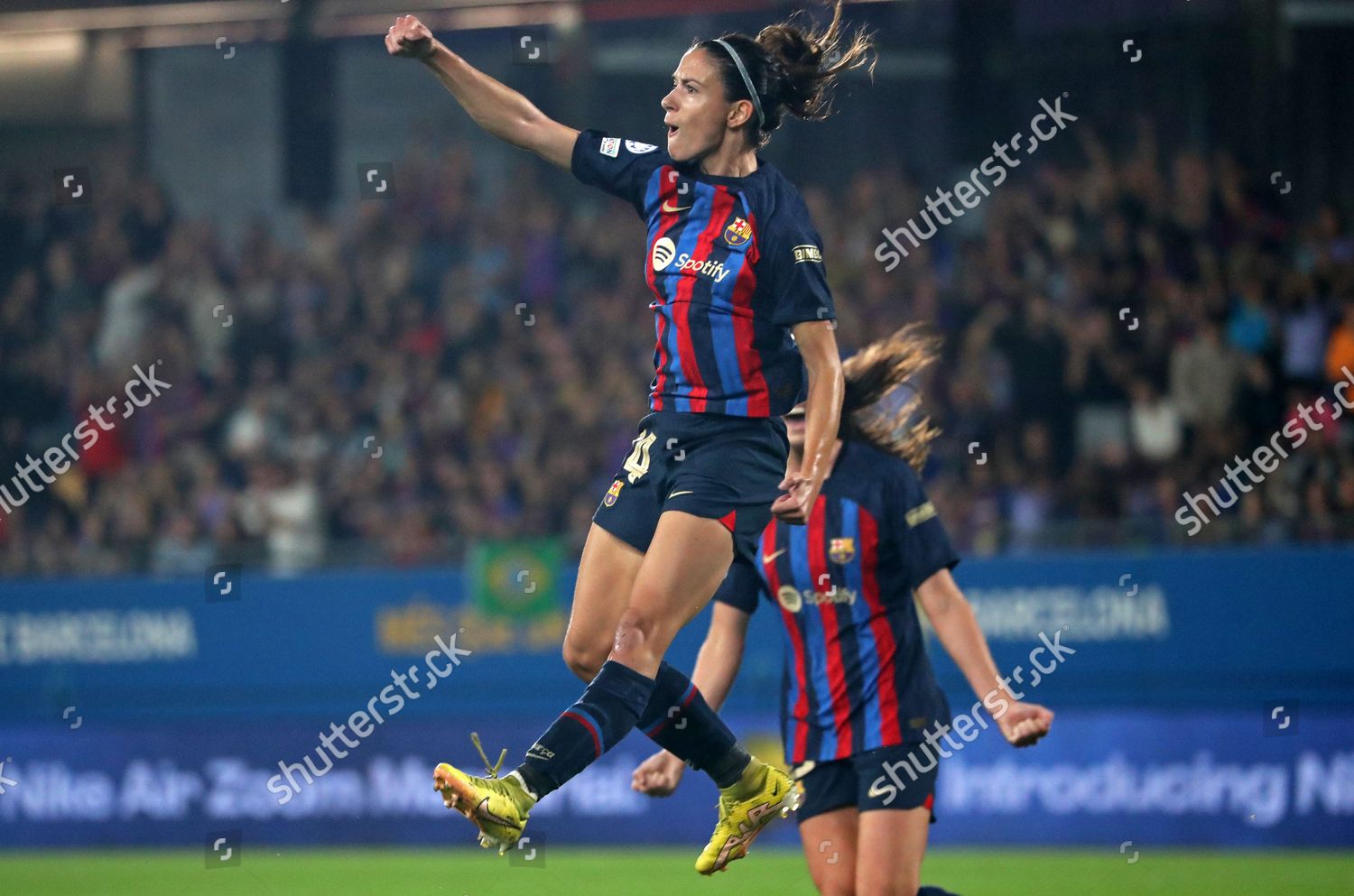 Aitana Bonmati Goal Celebration During Match Editorial Stock Photo